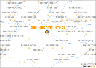 map of Phumĭ Paôy Rum Thai