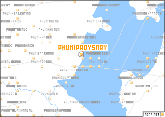 map of Phumĭ Paôy Snay