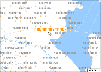 map of Phumĭ Paôy Trach