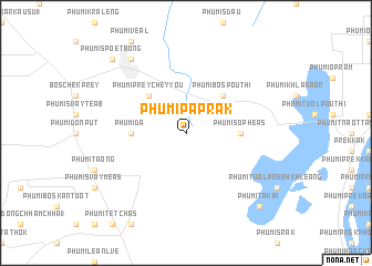 map of Phumĭ Pâprák