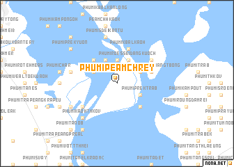 map of Phumĭ Péam Chrey