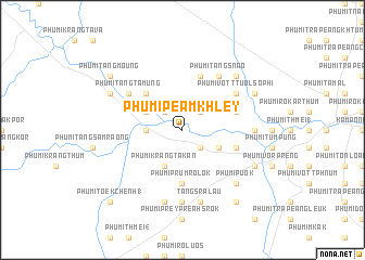 map of Phumĭ Péam Khley