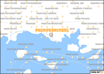 map of Phumĭ Péam Knŏng