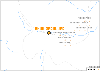 map of Phumĭ Péam Lvéa