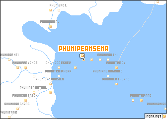 map of Phumĭ Péam Séma