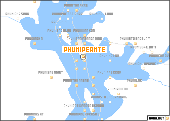 map of Phumĭ Péam Té