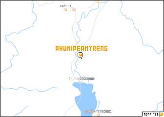 map of Phumĭ Péam Trêng