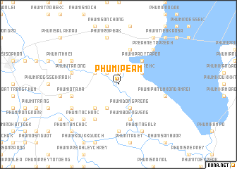 map of Phumĭ Péam