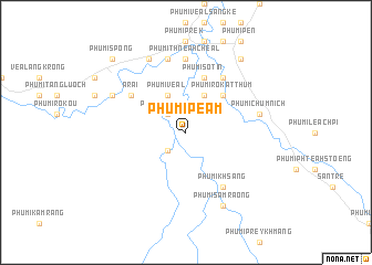 map of Phumĭ Péam