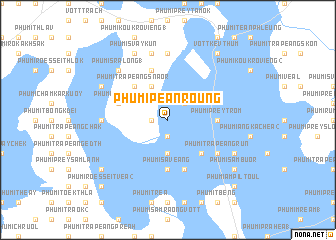 map of Phumĭ Péanroŭng