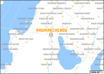 map of Phumĭ Péch Choŭ