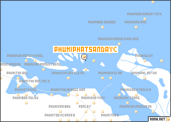 map of Phumĭ Phăt Sânday (2)