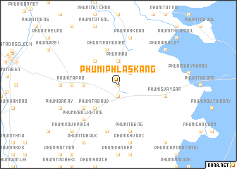 map of Phumĭ Phlăs Káng