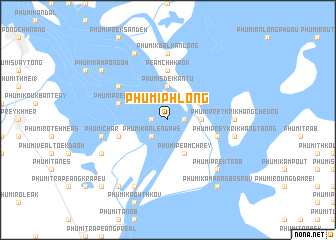 map of Phumĭ Phlông