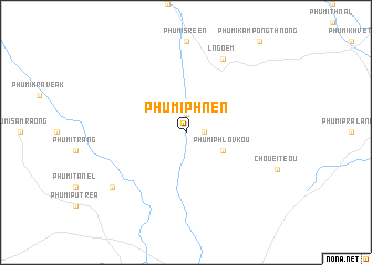 map of Phumĭ Phnén