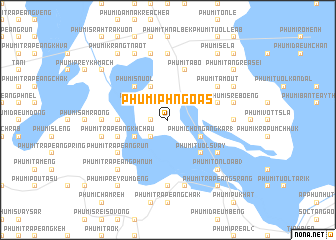 map of Phumĭ Phngoăs