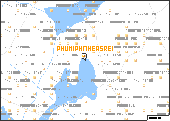 map of Phumĭ Phnhéa Srei