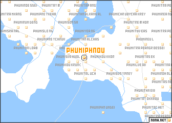 map of Phumĭ Phnŏu