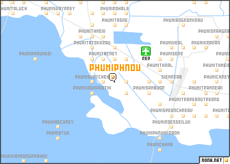 map of Phumĭ Phnŏu