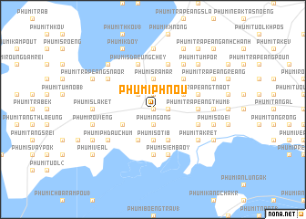map of Phumĭ Phnŏu