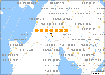 map of Phumĭ Phnum Âmpĭl