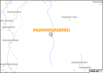 map of Phumĭ Phnŭm Dâmrei
