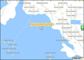 map of Phumĭ Phnum Dei