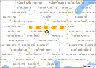 map of Phumĭ Phnum Kânláng