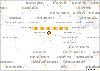 map of Phumĭ Phnum Sâmpŏu
