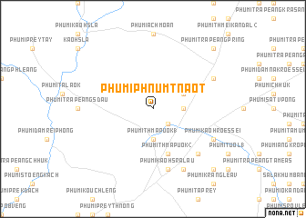 map of Phumĭ Phnum Tnaôt