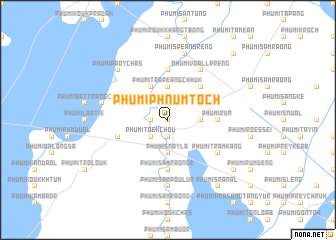 map of Phumĭ Phnum Toch