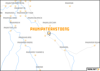 map of Phumĭ Phteăh Stœ̆ng