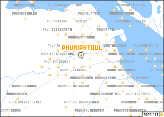 map of Phumĭ Phtoŭl