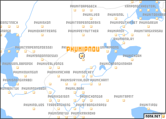 map of Phumĭ Pnŏu