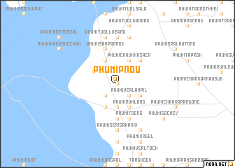 map of Phumĭ Pnŏu