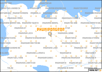 map of Phumĭ Pôngrôr