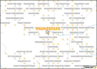 map of Phumĭ Pôngrô