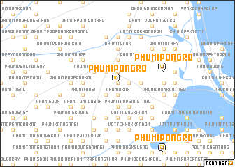 map of Phumĭ Pôngrô