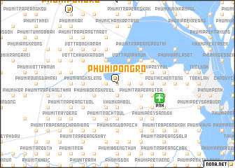 map of Phumĭ Pôngrô