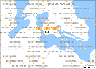 map of Phumĭ Pôngrô