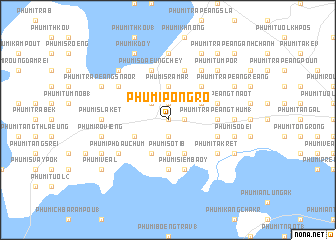 map of Phumĭ Pôngrô