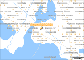 map of Phumĭ Pôngrô (1)