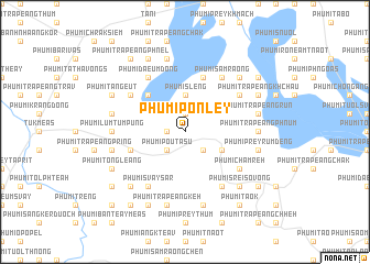 map of Phumĭ Pônley