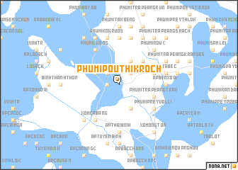 map of Phumĭ Poŭthĭ Kroch