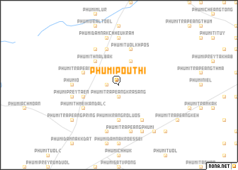 map of Phumĭ Poŭthĭ