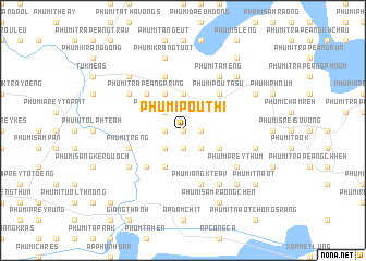 map of Phumĭ Poŭthĭ