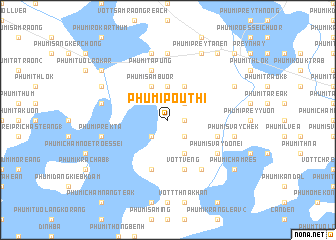 map of Phumĭ Poŭthĭ