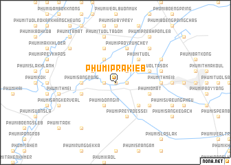 map of Phumĭ Prâkiĕb