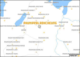 map of Phumĭ Prâlaôh Cheung