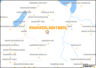 map of Phumĭ Prâlaôh Tbong